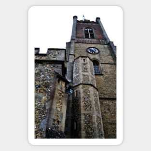 St. Michael's Church Tower. Bishop's Stortford, Hertfordshire, UK Sticker